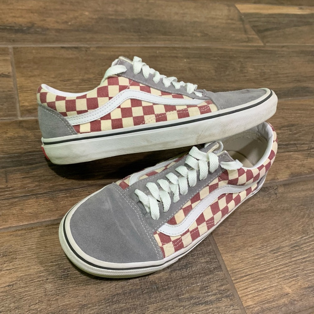 Checkered Suede/Canvas Vans